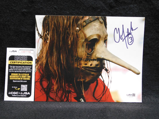 Chris Fehn Slipknot Signed / Autographed 8x10 Photo JSA COA