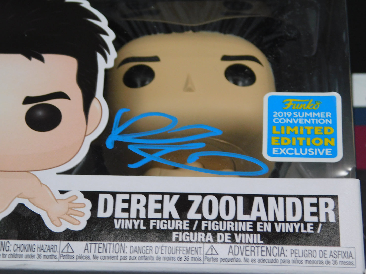 Ben Stiller Signed Autographed Vinyl Funko Pop! 703 Derek Zoolander 2019 Funko Exclusive JSA COA