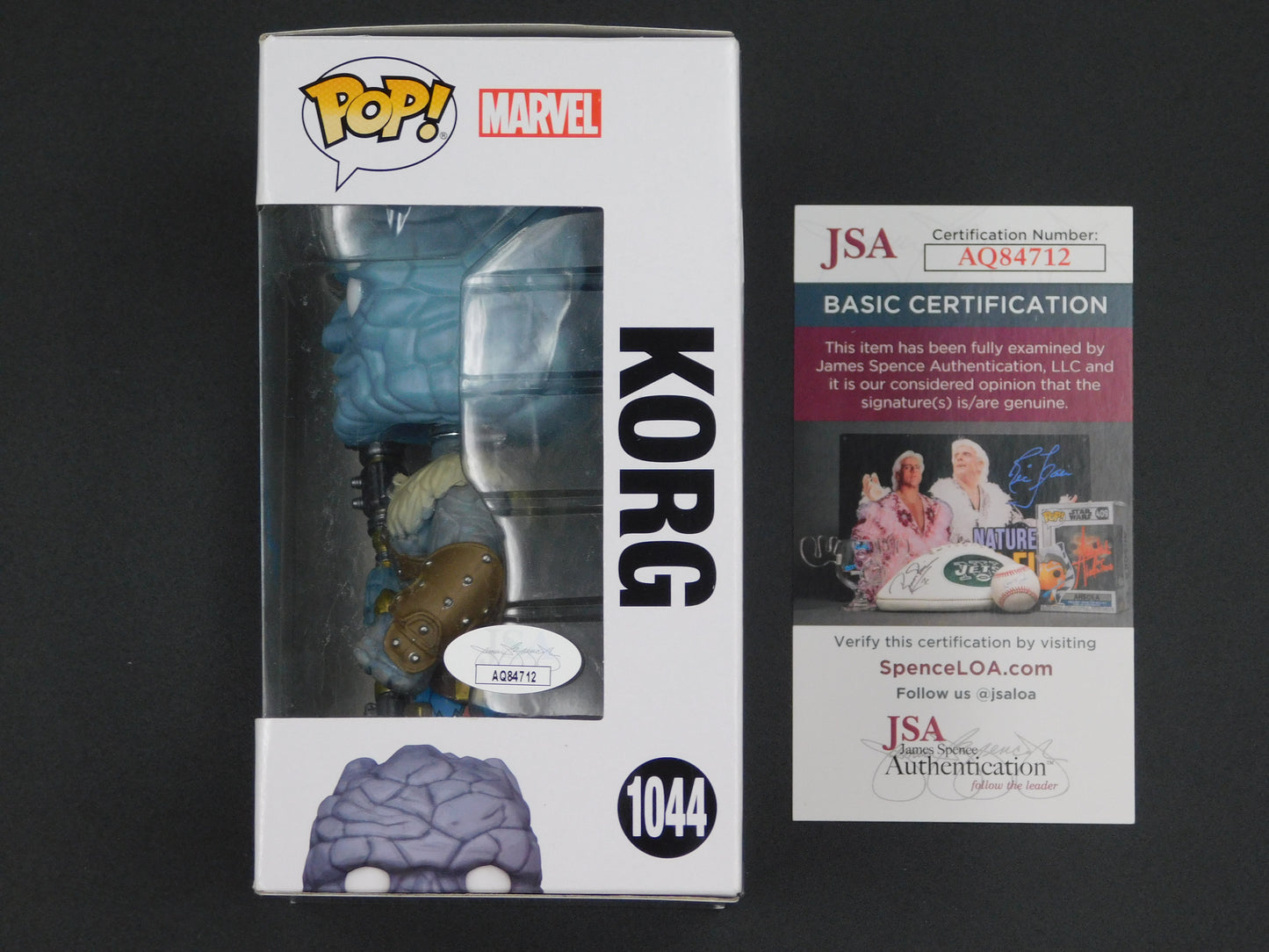 Taika Waititi Signed Autographed Funko Pop! 1044 Korg Thor Love Thunder Marvel Director JSA COA