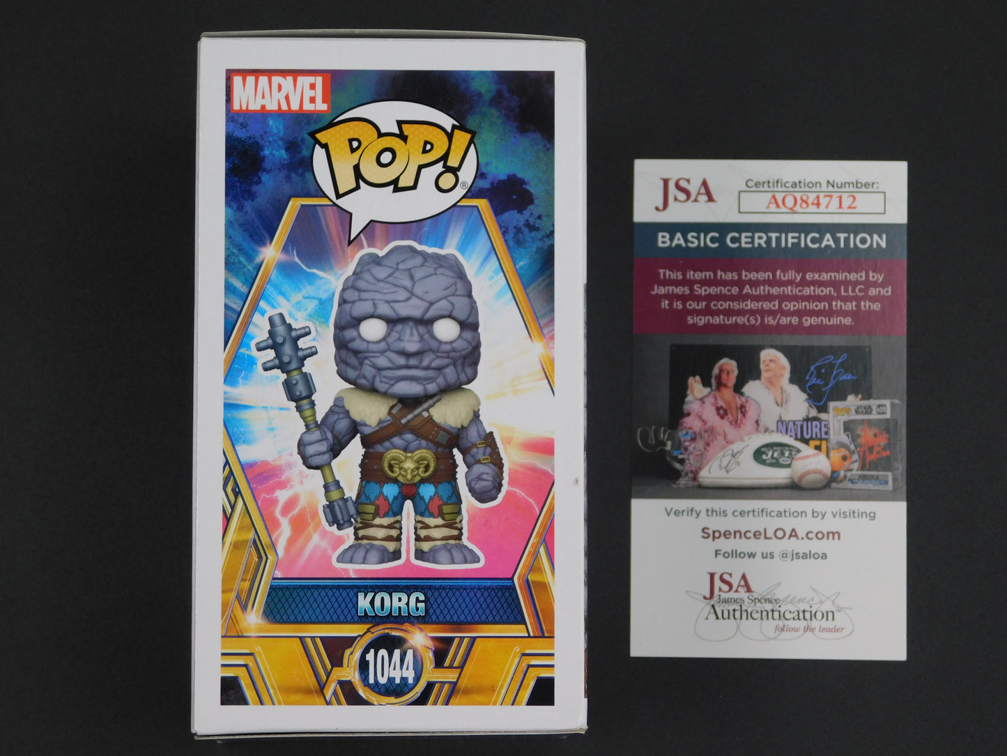 Taika Waititi Signed Autographed Funko Pop! 1044 Korg Thor Love Thunder Marvel Director JSA COA