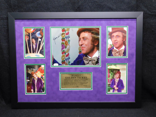 Gene Wilder Signed Autographed Framed 8x10 Photo Willy Wonka & The Chocolate Factory JSA COA C