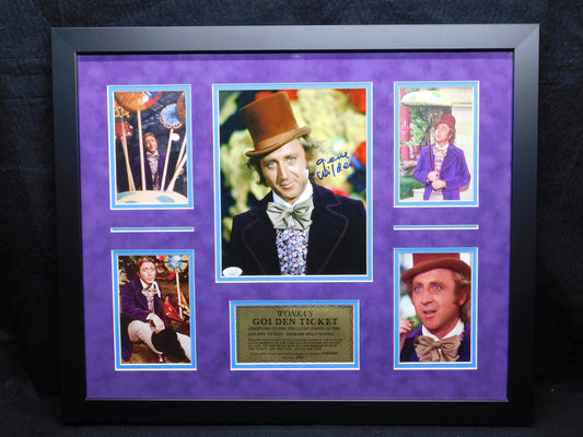 Gene Wilder Signed Autographed Framed 8x10 Photo Willy Wonka & The Chocolate Factory JSA COA D