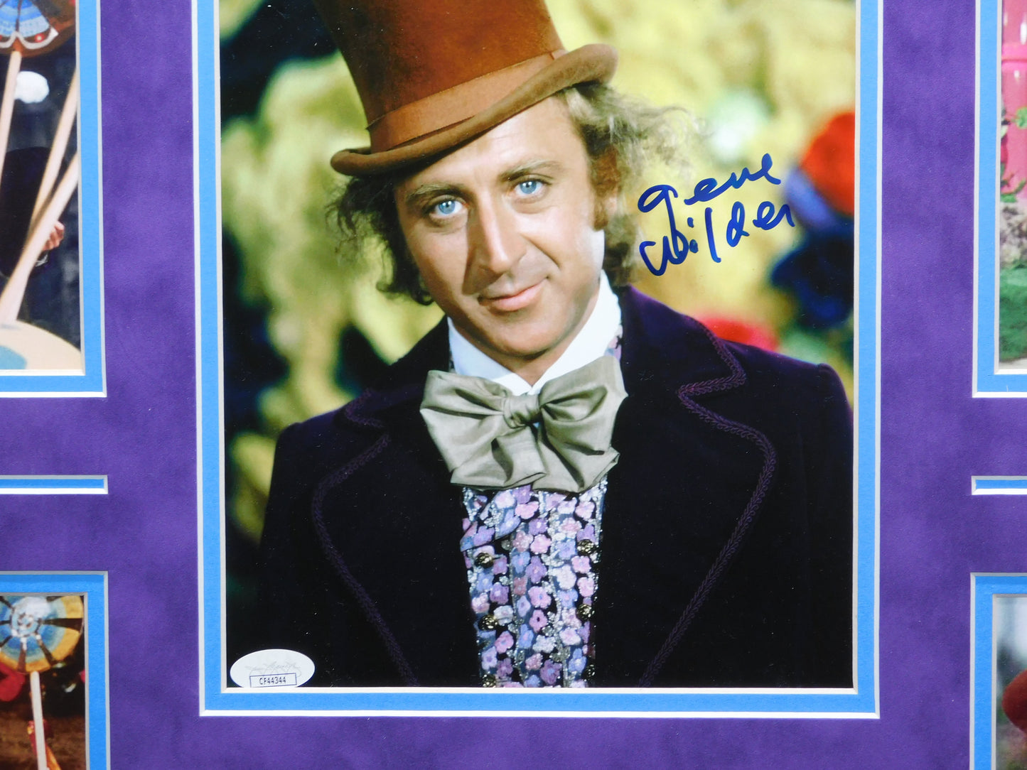 Gene Wilder Signed Autographed Framed 8x10 Photo Willy Wonka & The Chocolate Factory JSA COA D