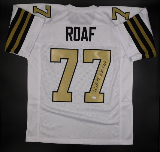 Willie Roaf Signed Autographed New Orleans Saints Color Rush Football Jersey JSA COA