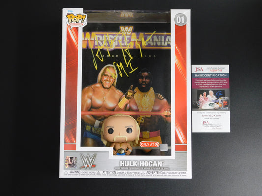 Hulk Hogan Signed Autographed Funko Pop! 01 Wrestlemania Script WWE WWF JSA COA