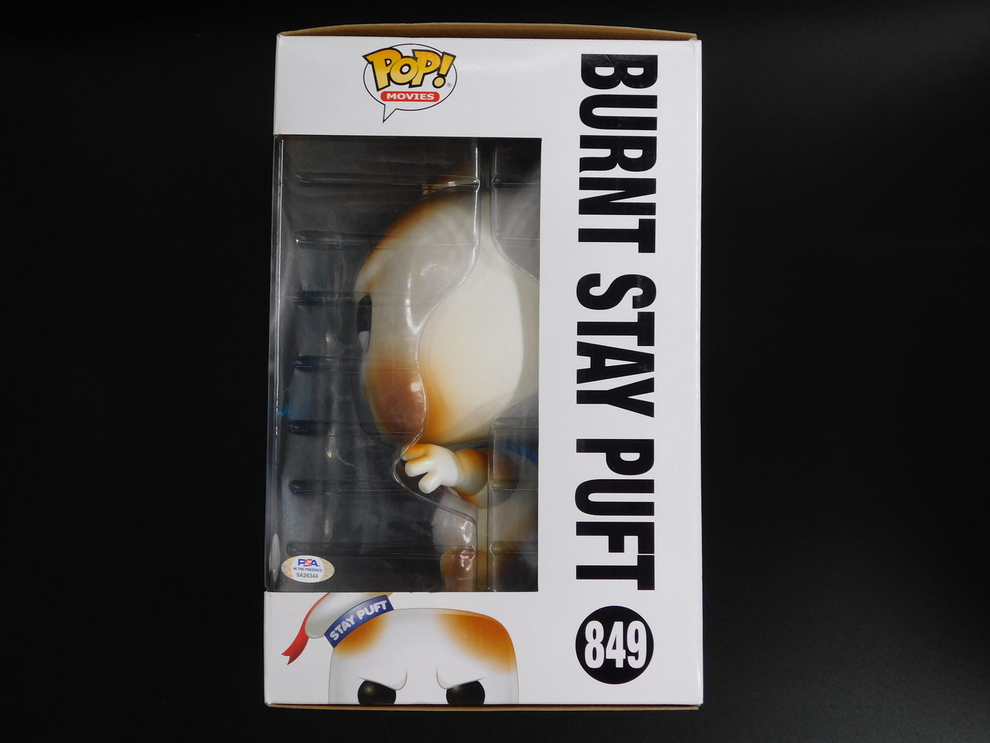 Bill Bryan Signed Auto 10in Funko Pop! 849 Burnt Stay Puft Ghostbusters PSA COA