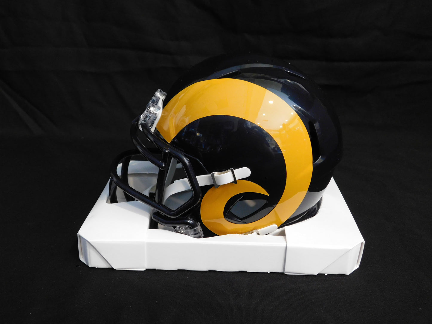 Braden Fiske Signed Autographed LA Rams Alternate Speed Mini Helmet JSA COA