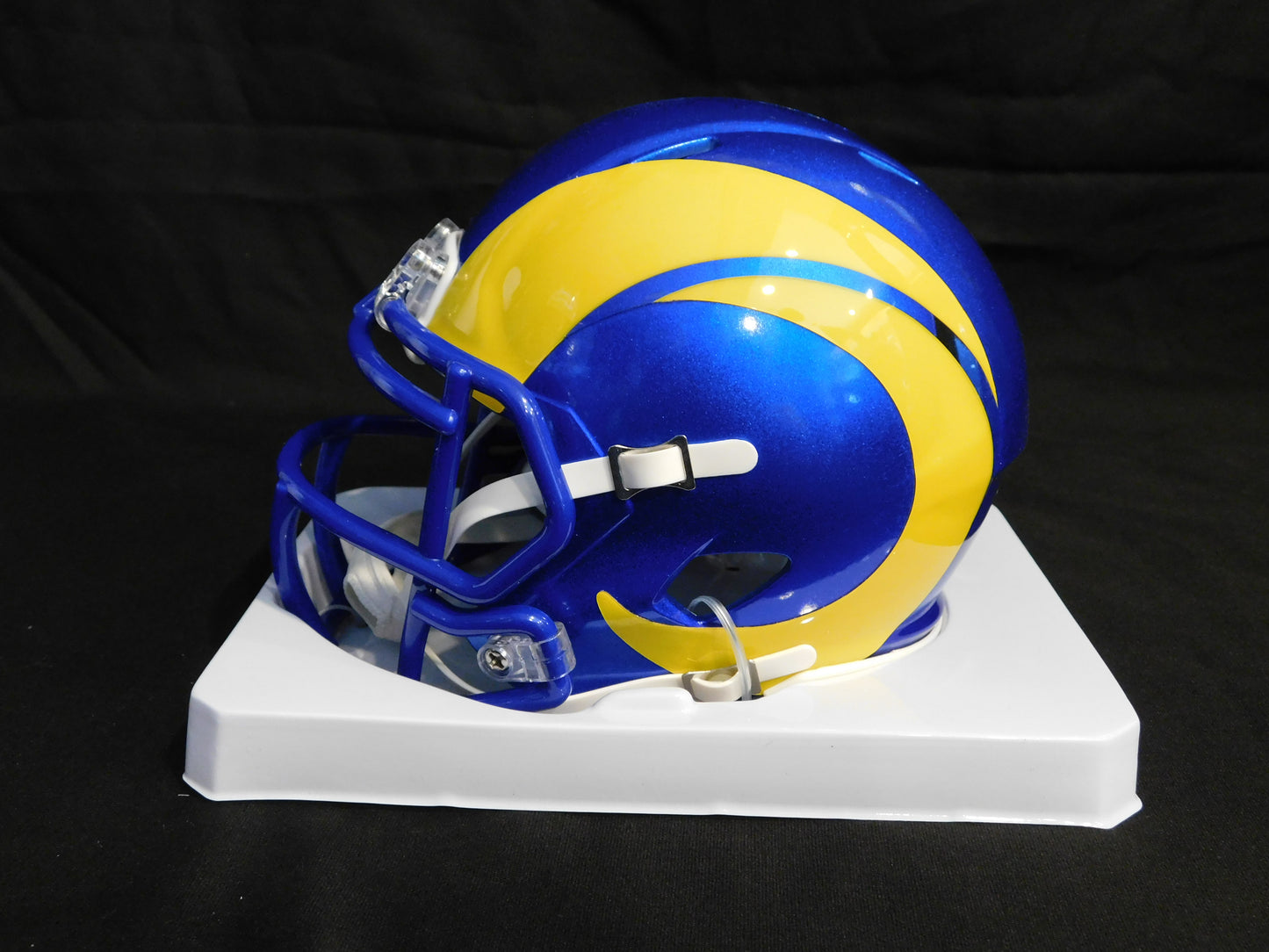 Braden Fiske Signed Autographed LA Los Angeles Rams Speed Mini Helmet JSA COA