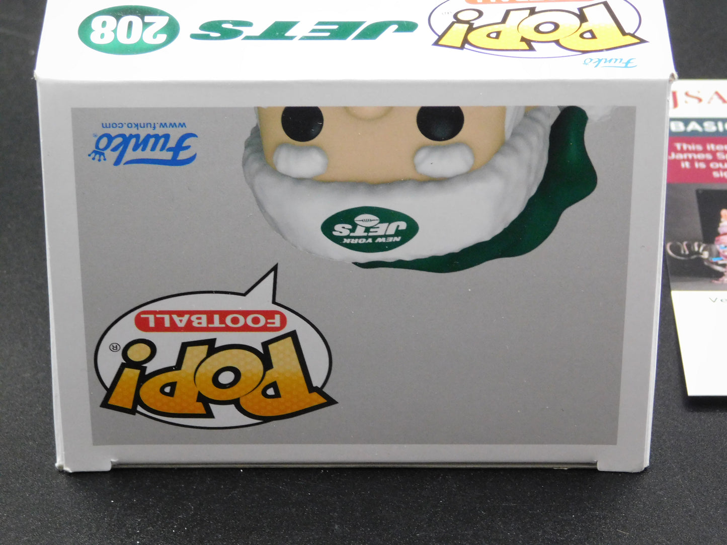 Robert Saleh Signed Autographed Vinyl Funko Pop! 208 New York Jets Santa Clause NFL JSA COA