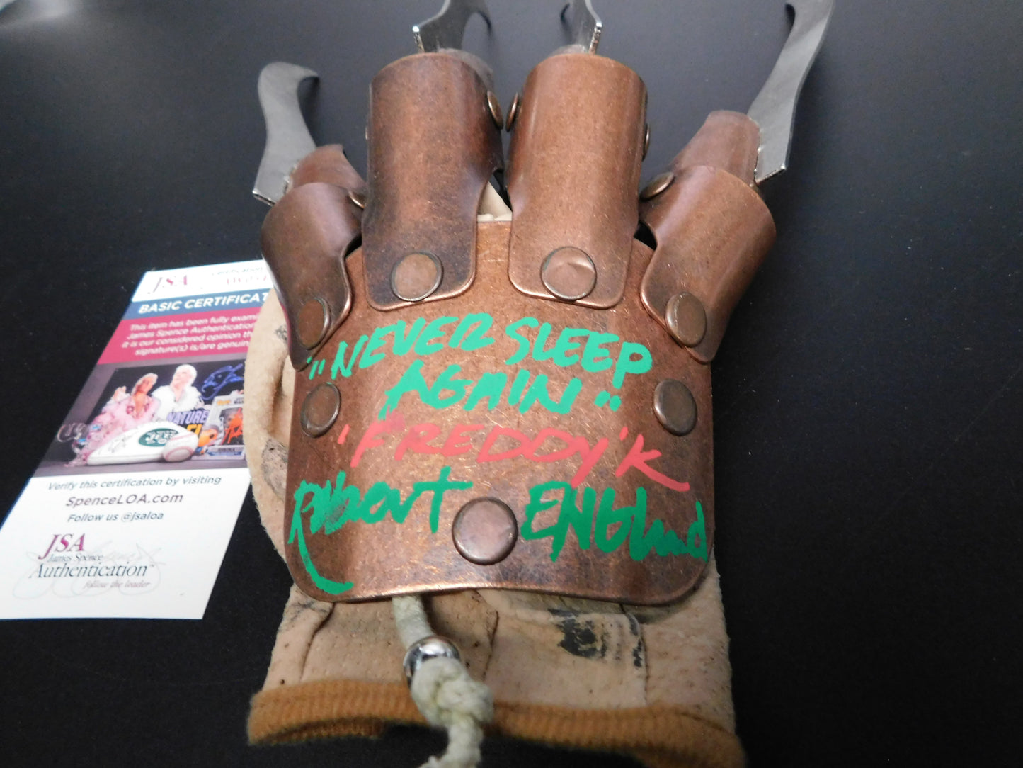 Robert Englund Signed Autographed Authentic Rubies Freddy Krueger Glove Never Sleep Again JSA COA