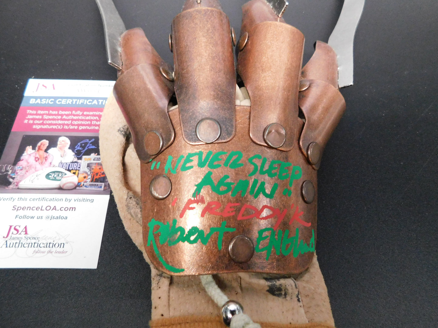 Robert Englund Signed Autographed Authentic Rubies Freddy Krueger Glove Never Sleep Again JSA COA