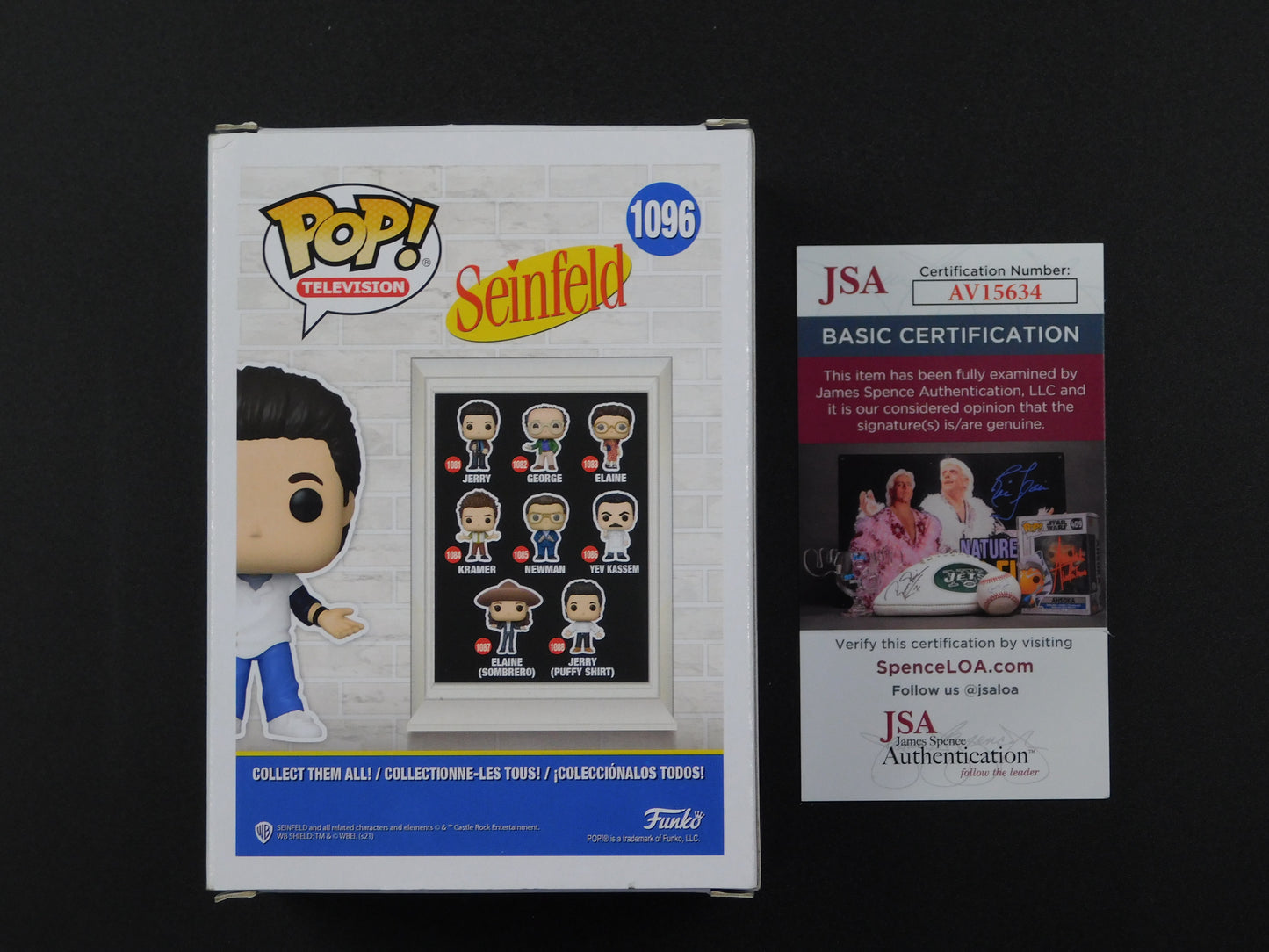 Jerry Seinfeld Signed Autographed Funko Pop! 1096 Jerry Target Exclusive JSA COA