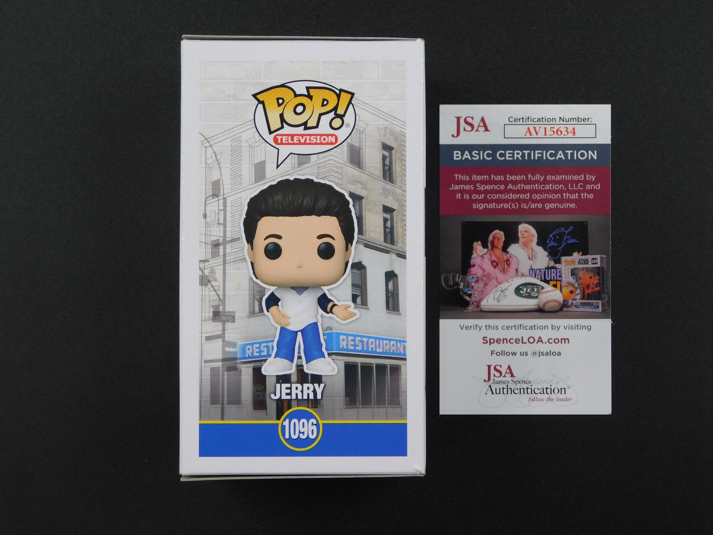 Jerry Seinfeld Signed Autographed Funko Pop! 1096 Jerry Target Exclusive JSA COA