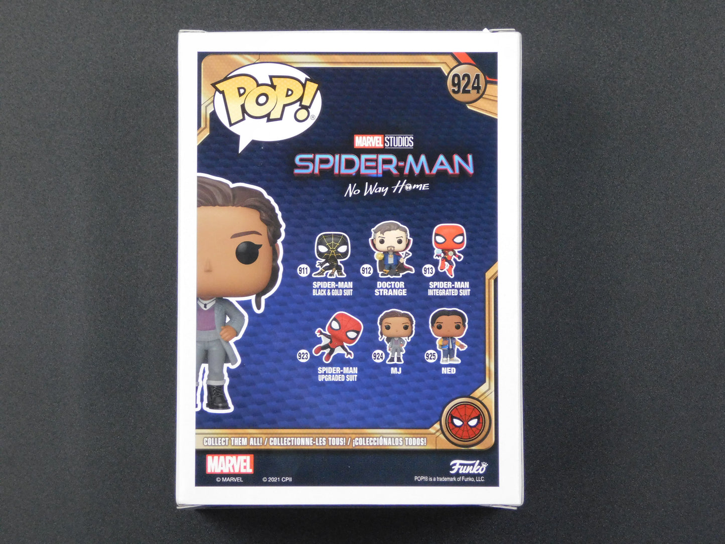 Zendaya Signed Autographed Funko Pop! 924 MJ Spider Man Mary Jane JSA COA Letter