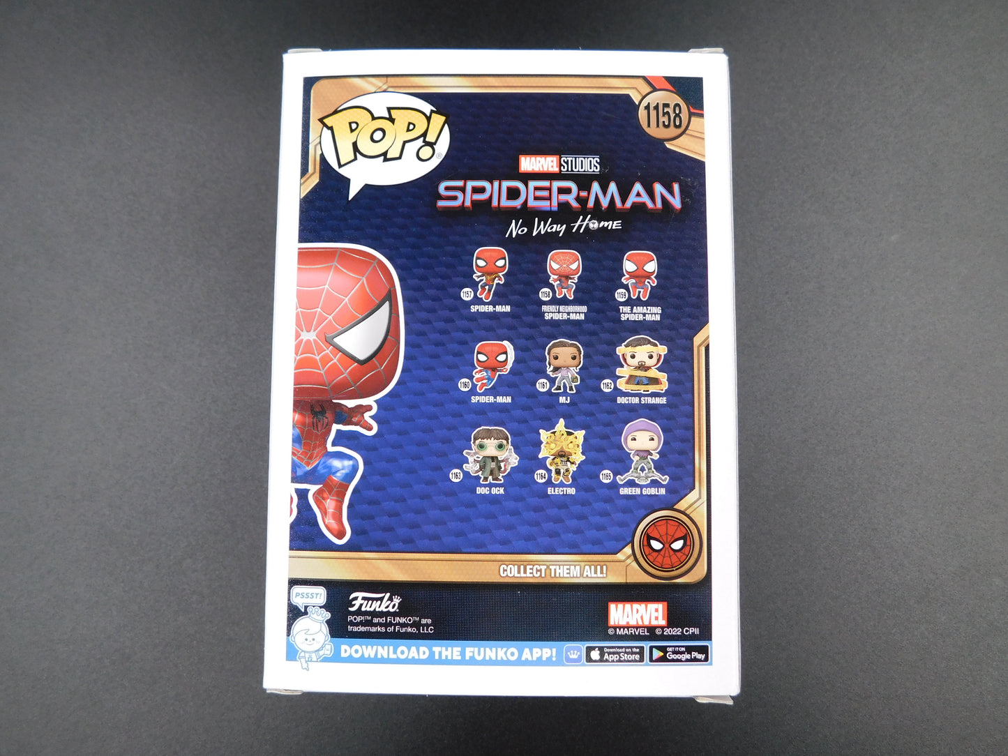 Tobey Maguire Signed Autographed Funko Pop 1158 Spider-Man Marvel Exclusive ACOA B