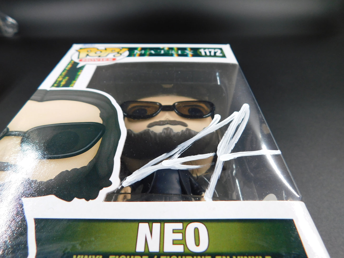 Keanu Reeves Signed Autographed Funko Pop 1172 Neo The Matrix Mr. Anderson PSA COA