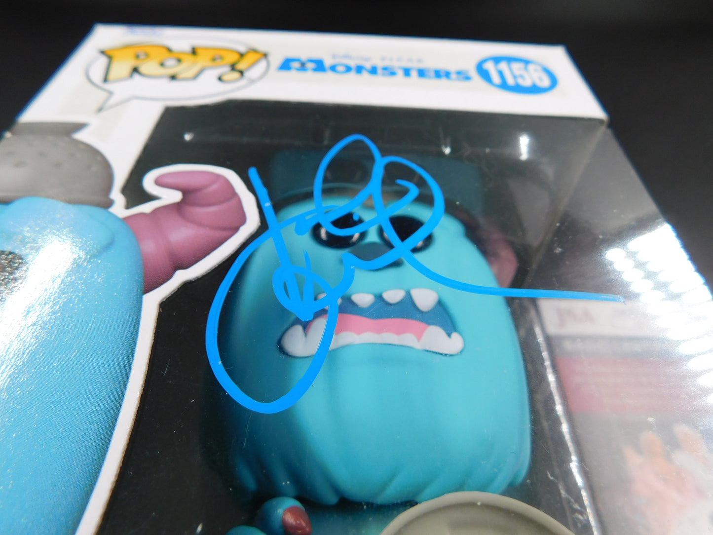 John Goodman Signed Autographed Funko Pop 1156 Sulley Monsters Inc PIXAR JSA COA