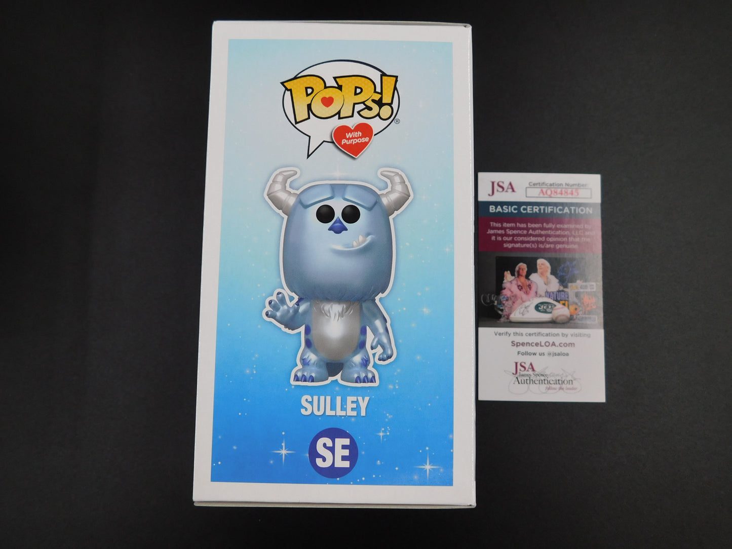 John Goodman Signed Autographed Funko Pop SE Sulley Monsters Inc. PIXAR JSA COA