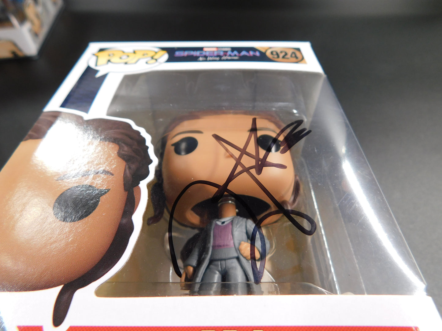 Zendaya Signed Autographed Funko Pop! 924 MJ Spider Man Mary Jane JSA LOA COA