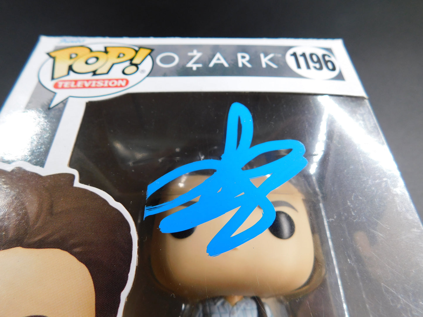 Jason Bateman Signed Autographed Vinyl Funko Pop 1196 Marty Byrde Ozark JSA COA