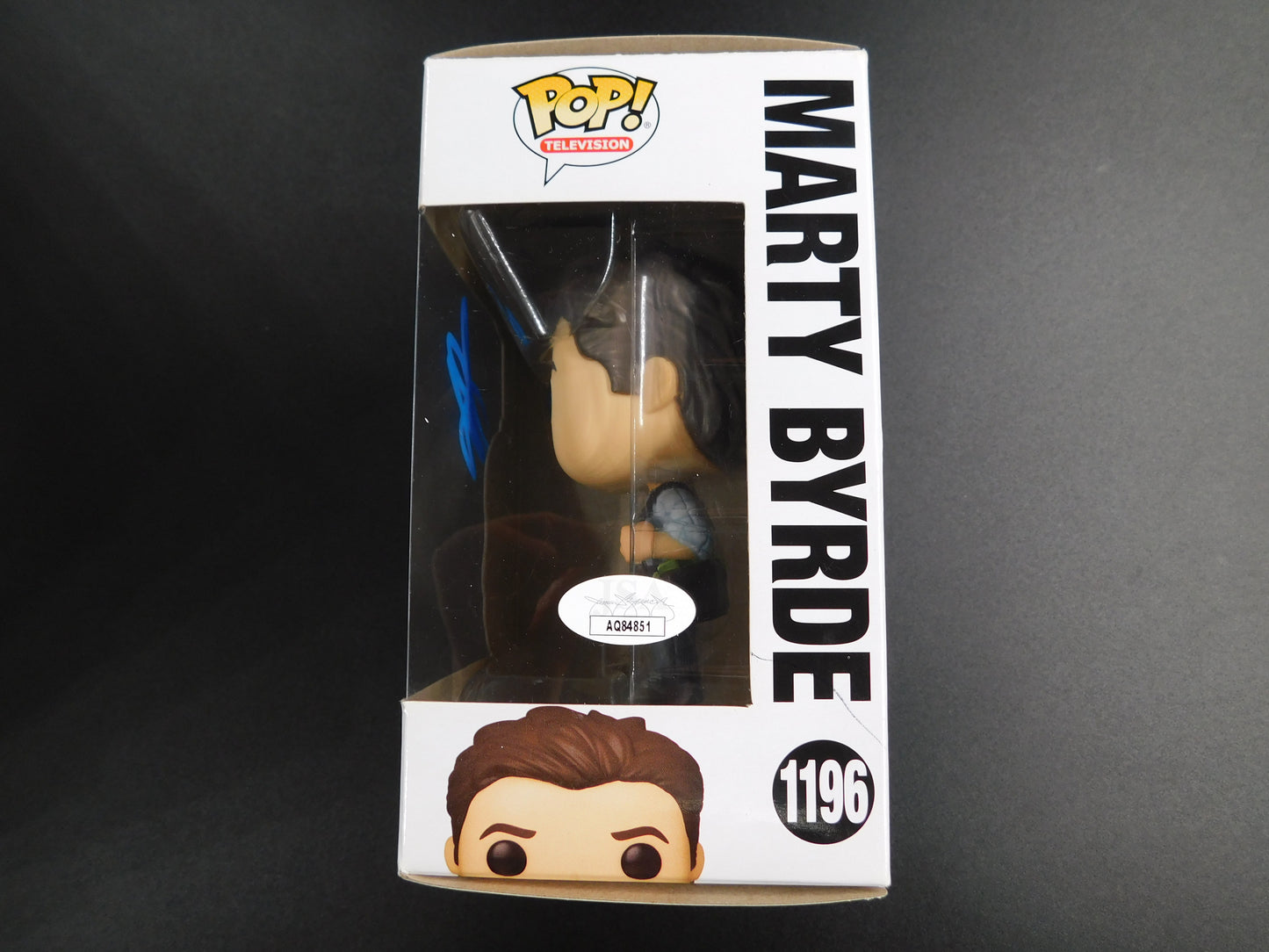 Jason Bateman Signed Autographed Vinyl Funko Pop 1196 Marty Byrde Ozark JSA COA