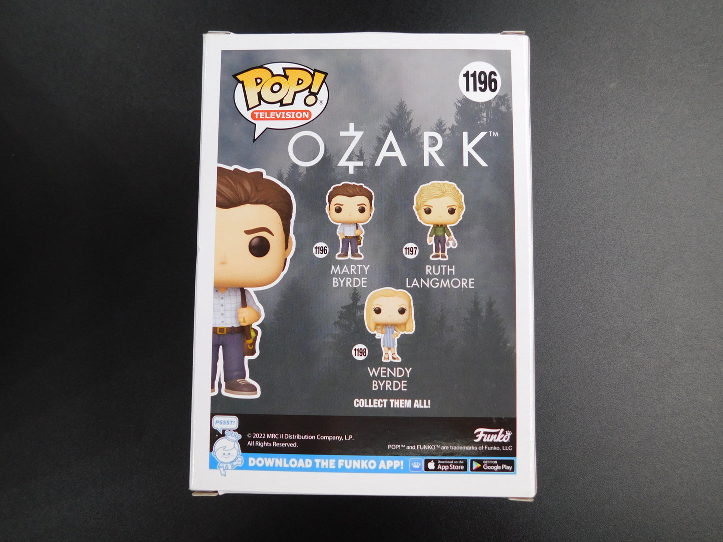 Jason Bateman Signed Autographed Vinyl Funko Pop 1196 Marty Byrde Ozark JSA COA