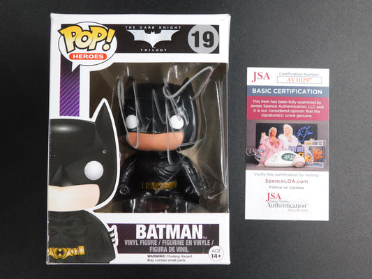 Christian Bale Signed Autographed Funko Pop! 19 Batman The Dark Knight JSA COA B