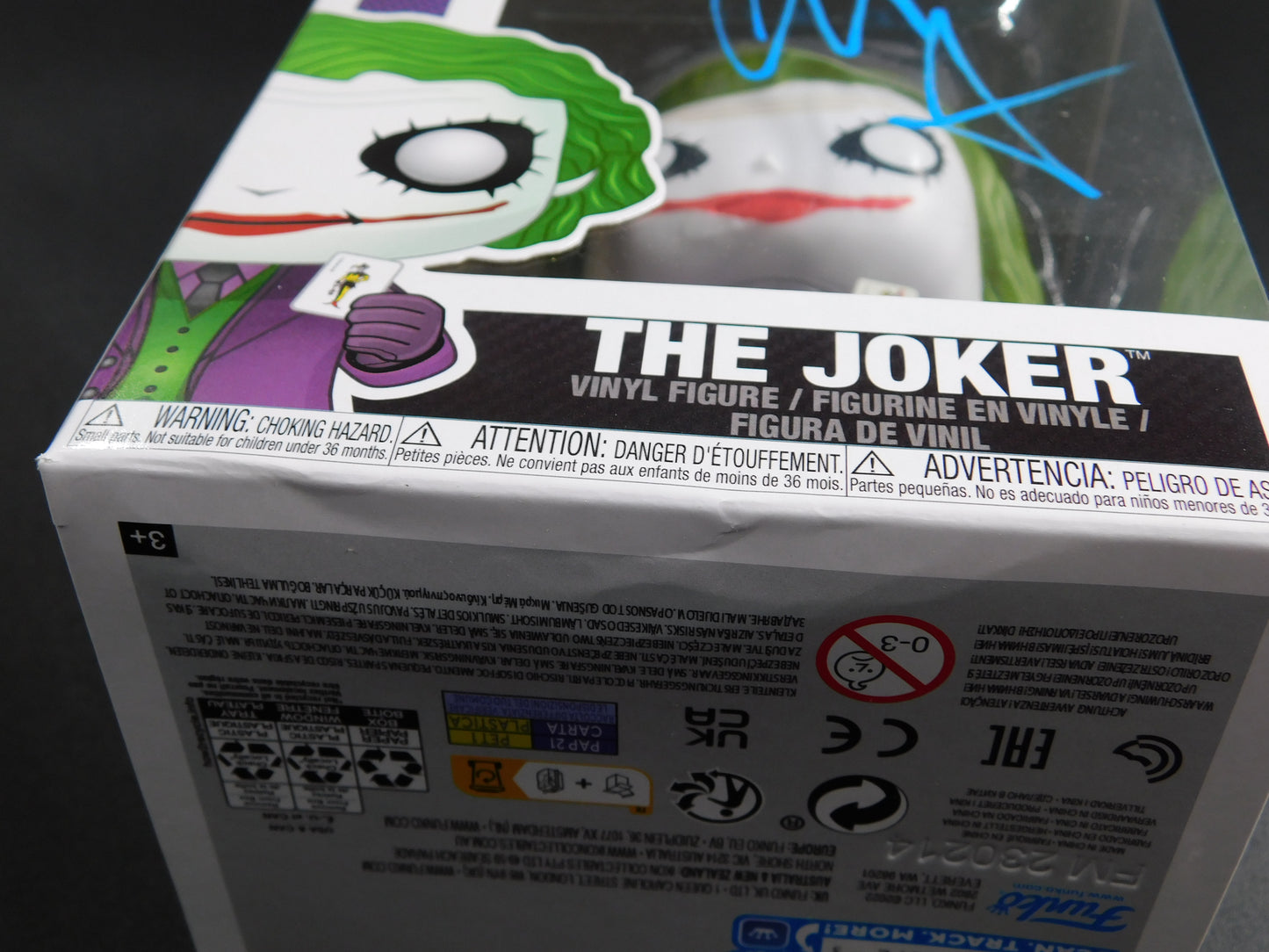 Christian Bale Signed Autographed Funko Pop! 36 The Joker The Dark Knight JSA COA