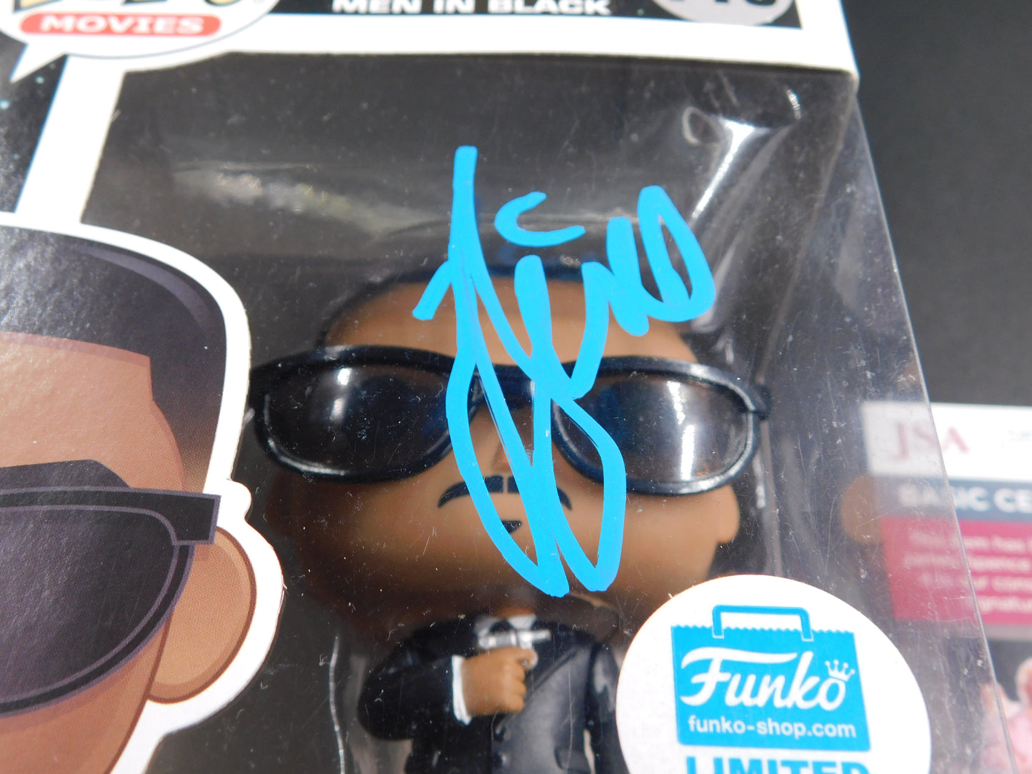 Will Smith Signed Autographed Funko Pop 718 Agent J Men In Black MIB JSA COA