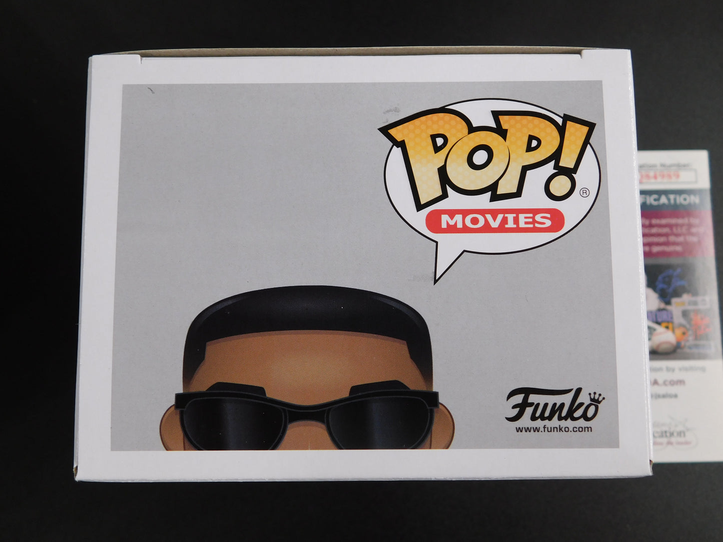 Will Smith Signed Autographed Funko Pop 718 Agent J Men In Black MIB JSA COA A