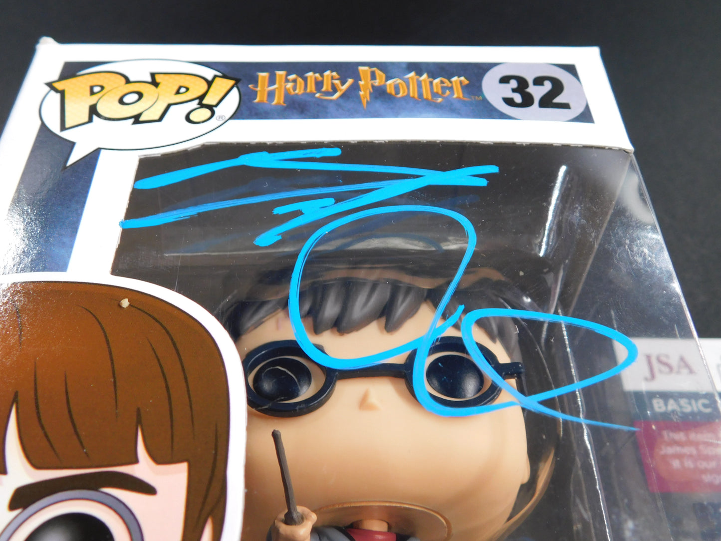 Daniel Radcliffe Signed Autographed Funko Pop 32 Harry Potter Hogwarts JSA COA