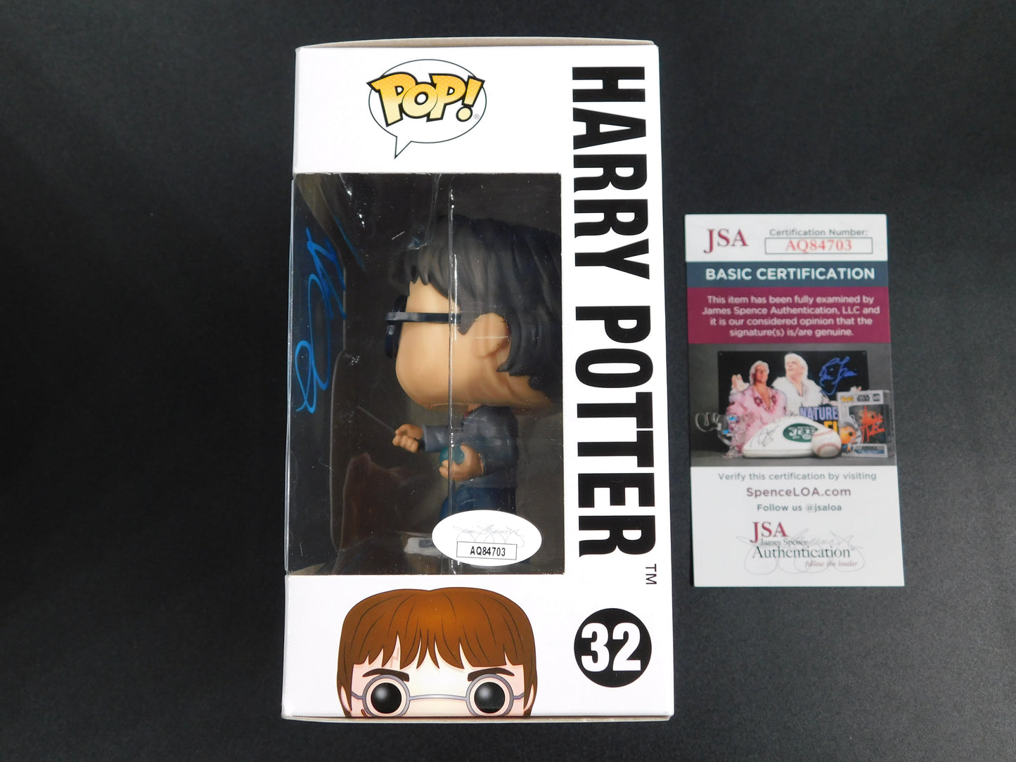 Daniel Radcliffe Signed Autographed Funko Pop 32 Harry Potter Hogwarts JSA COA