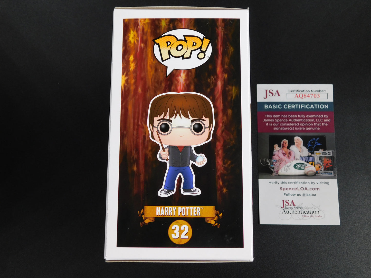 Daniel Radcliffe Signed Autographed Funko Pop 32 Harry Potter Hogwarts JSA COA