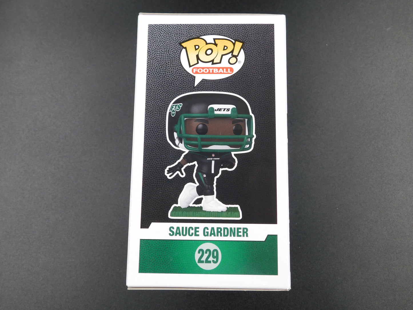 Sauce Gardner Signed Autographed Funko Pop 229 New York Jets NFL Fanatics BAS COA