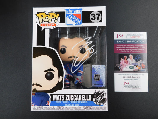 Mats Zuccarello Signed Autographed Funko Pop 37 New York Rangers NHL JSA COA