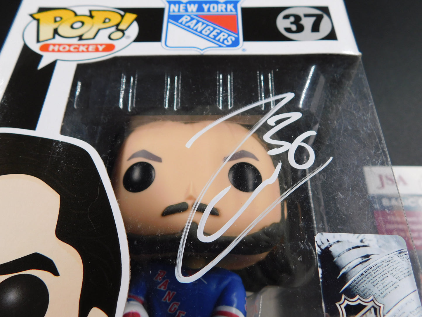 Mats Zuccarello Signed Autographed Funko Pop 37 New York Rangers NHL JSA COA