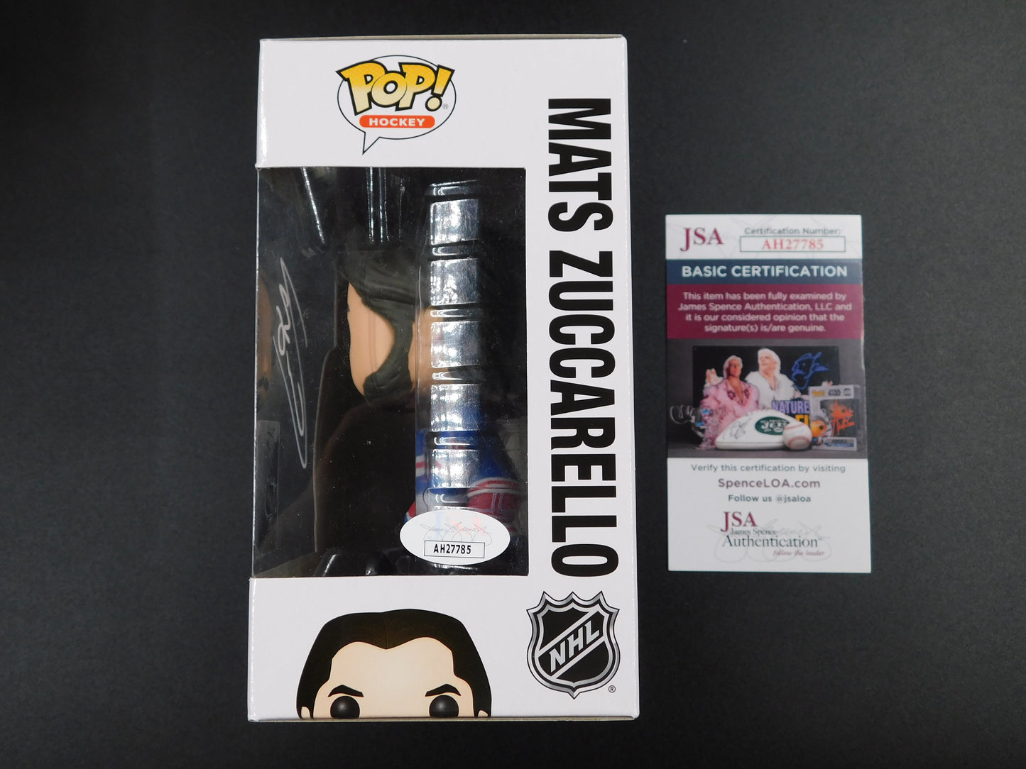 Mats Zuccarello Signed Autographed Funko Pop 37 New York Rangers NHL JSA COA