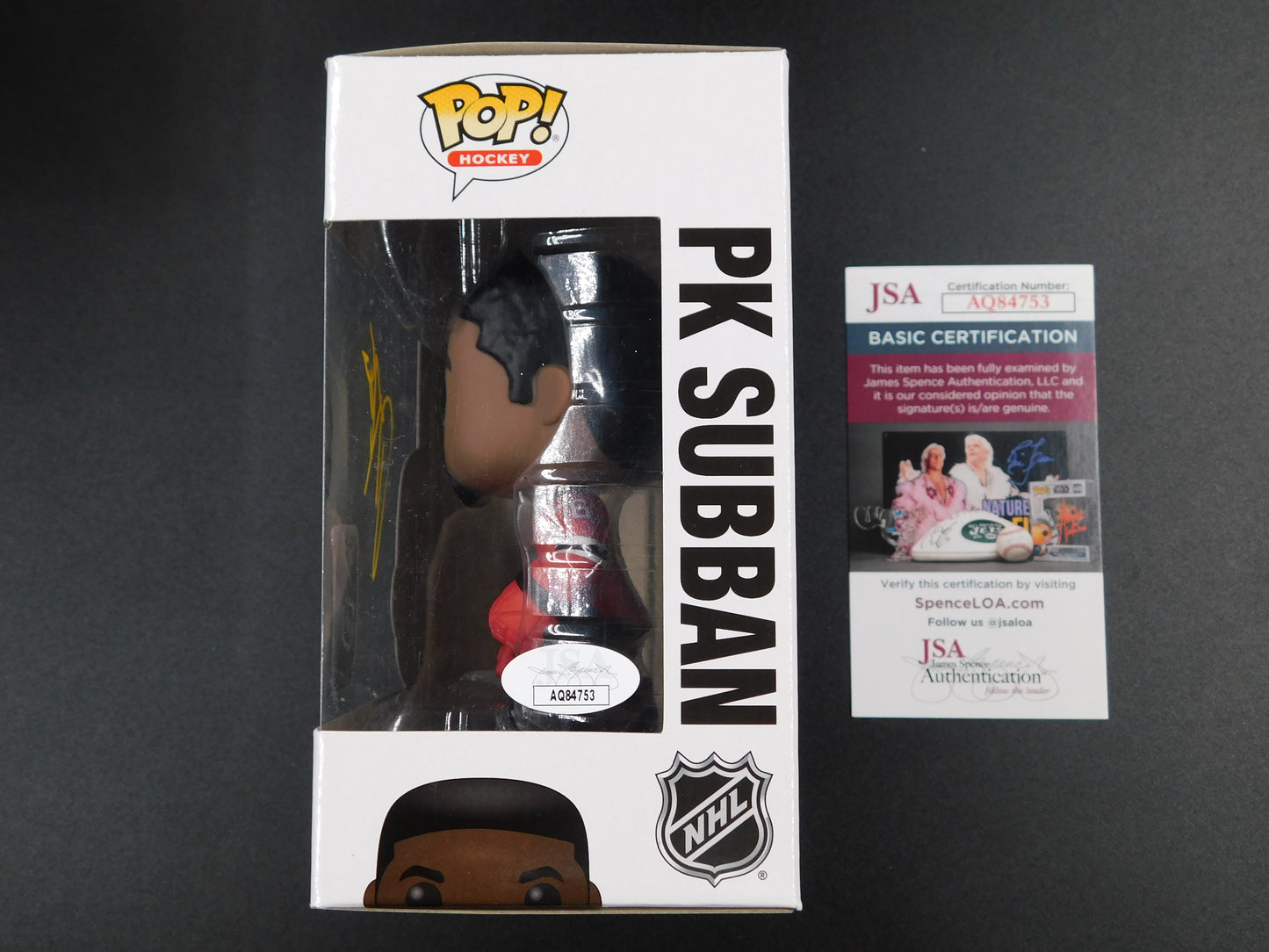 PK Subban Signed Autographed Vinyl Funko Pop 55 New Jersey Devils NHL JSA COA