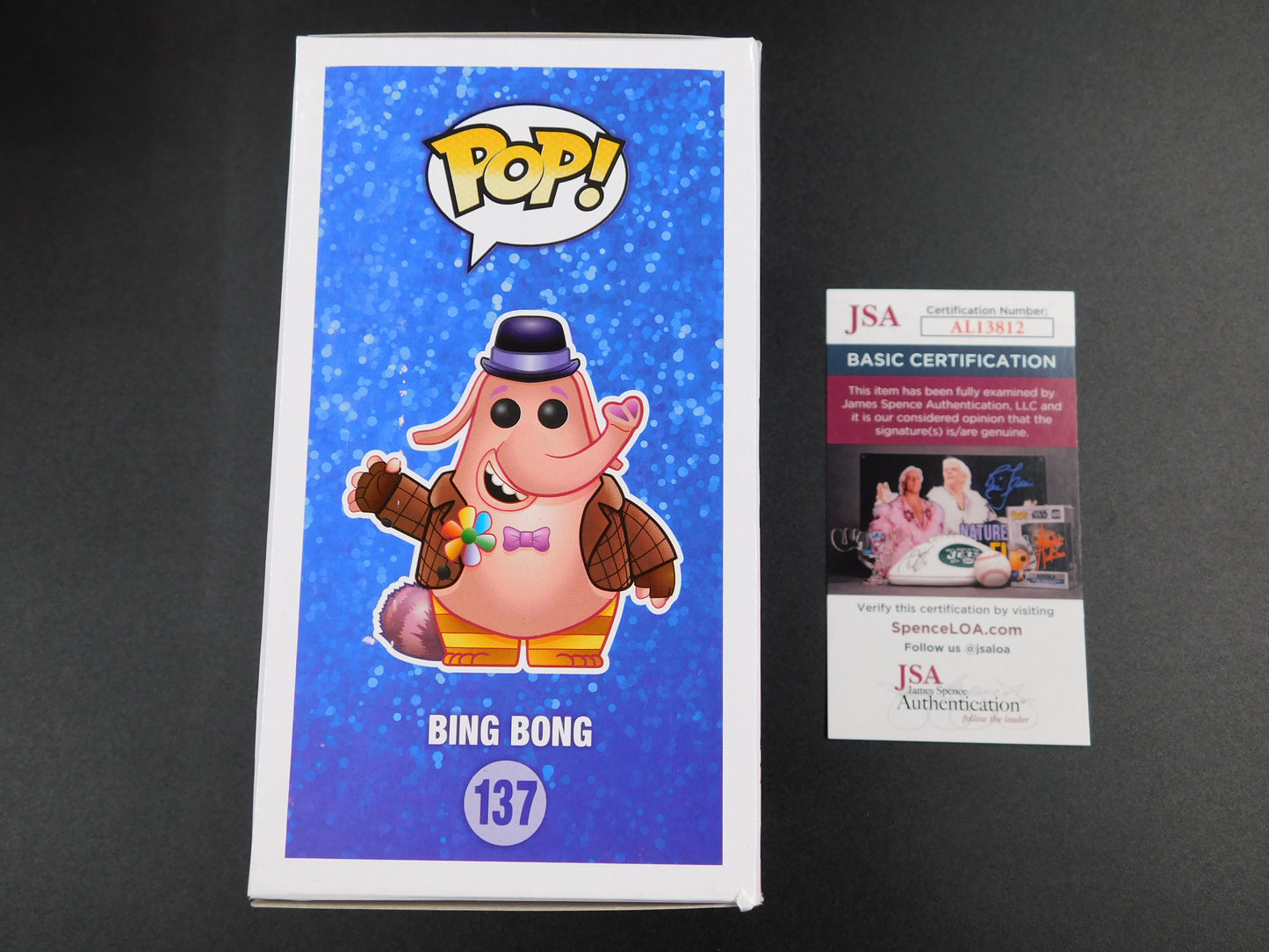 Richard Kind Signed Autographed Funko Pop 137 Bing Bong Inside Out JSA COA White