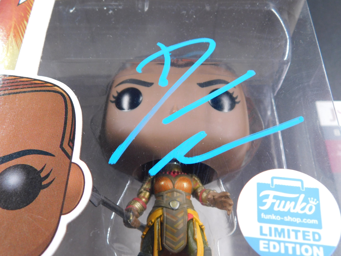 Danai Gurira Signed Autographed Funko Pop 275 Okoye Black Panther Marvel JSA COA