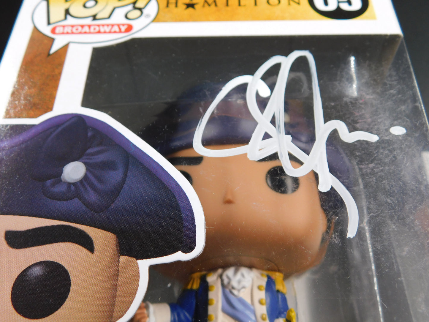 Christopher Jackson Signed Autographed Funko Pop 05 George Washington Hamilton JSA COA