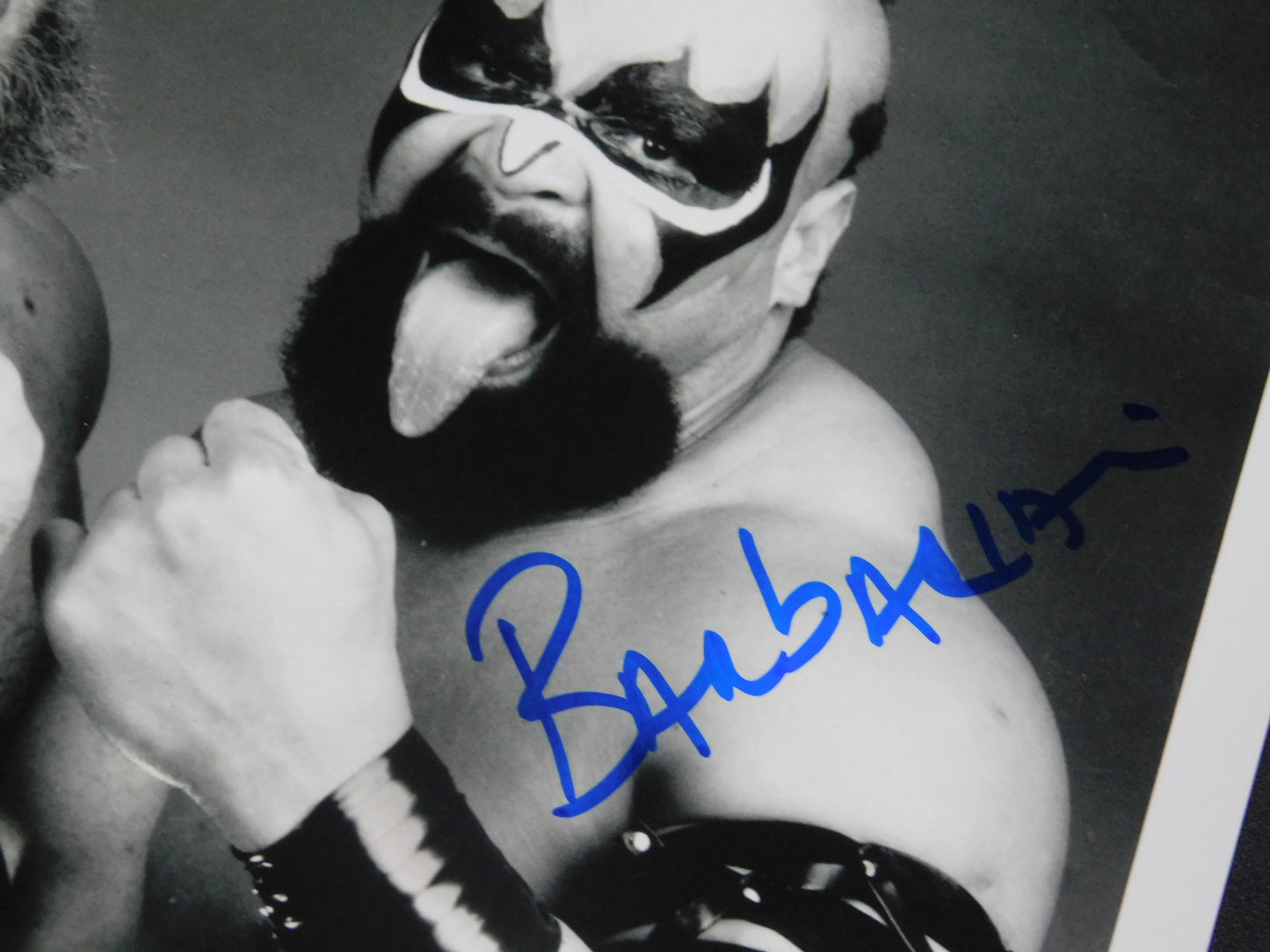 Warlord/Barbarian / Autographed 8x10 Photo JSA COA WWE WWF