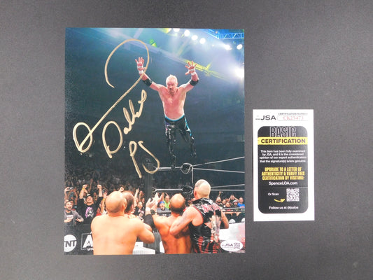 Diamond Dallas Paige / Autographed 8x10 Photo JSA COA WWE