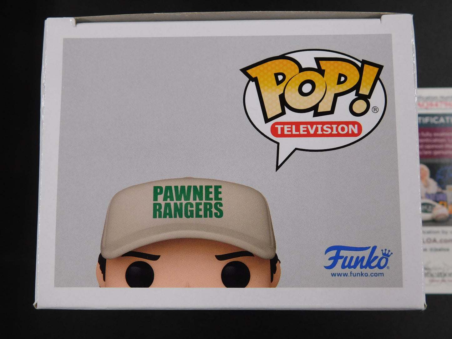 Nick Offerman Signed Autographed Funko Pop 1414 Ron Swanson Parks & Recreation JSA COA