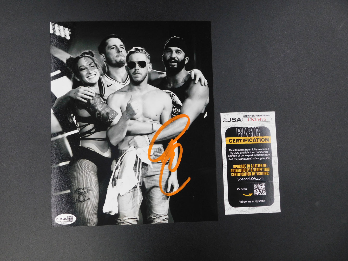 Orange Cassidy  / Autographed 8x10 Photo JSA COA WWE