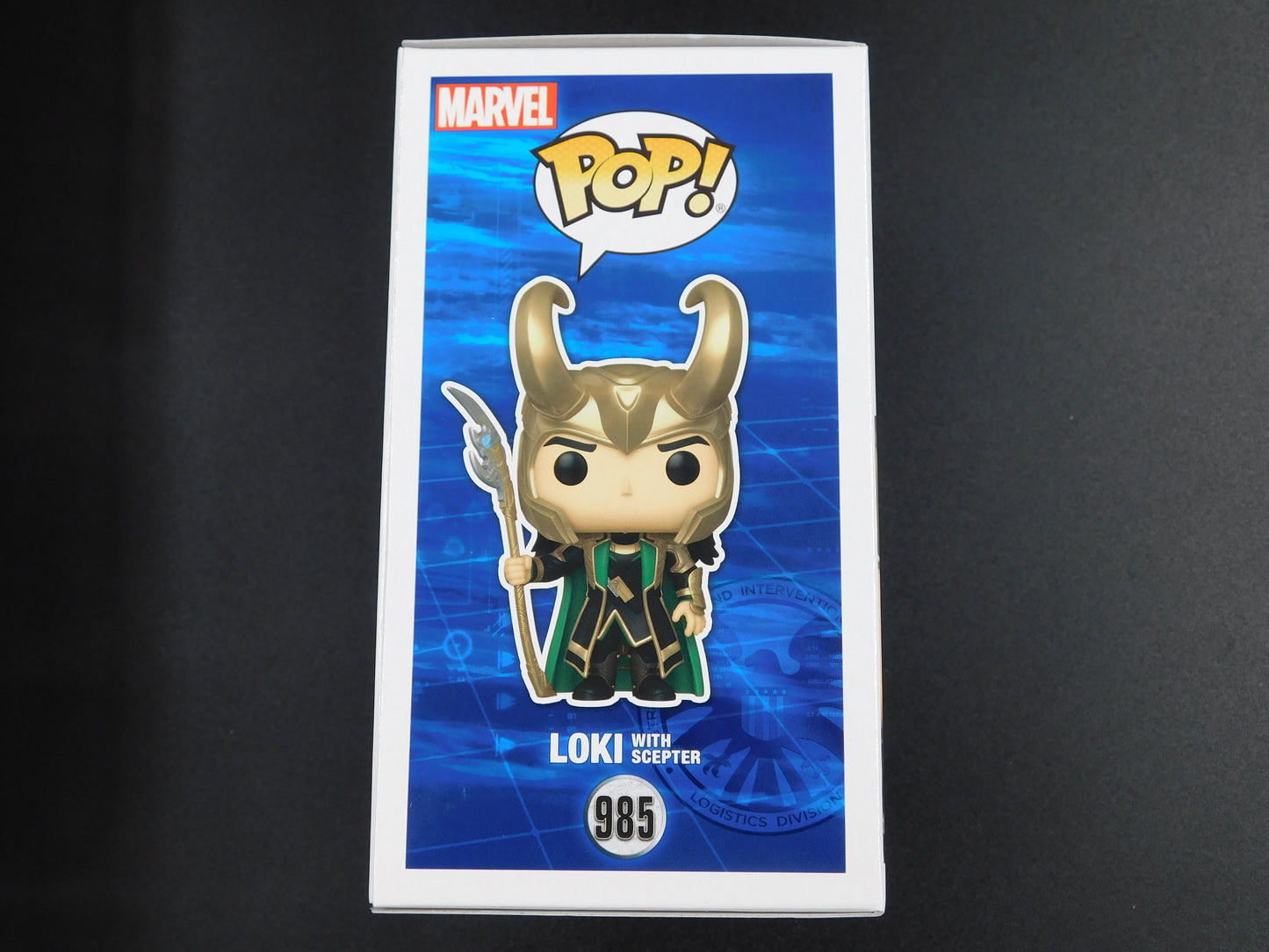 Tim Hiddleson Signed Autographed Funko Pop 985 GITD Loki The Avengers Marvel JSA COA