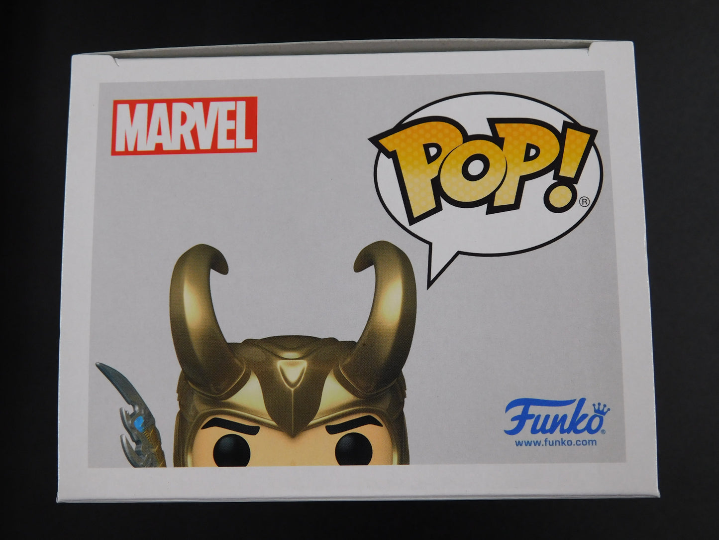 Tim Hiddleson Signed Autographed Funko Pop 985 GITD Loki The Avengers Marvel JSA COA