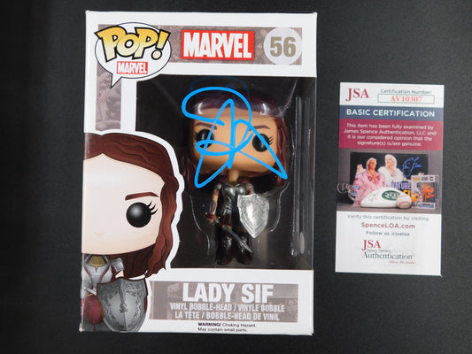 Jaimie Alexander Signed Autographed Funko Pop 56 Lady Sif Marvel Thor JSA COA Blue