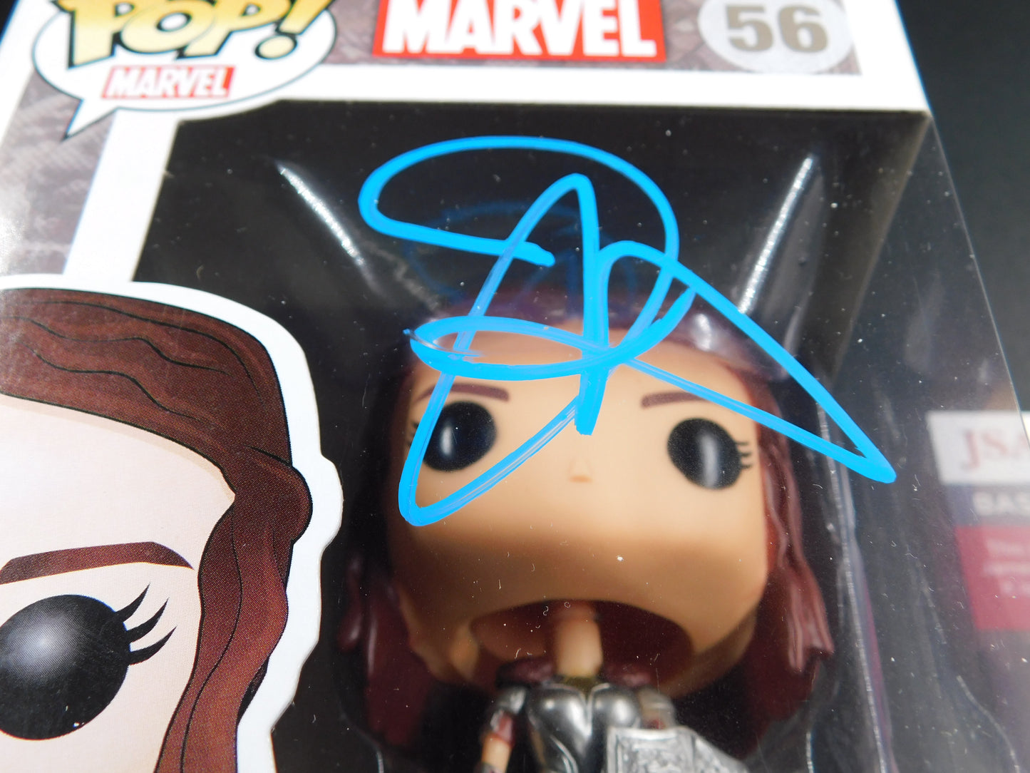 Jaimie Alexander Signed Autographed Funko Pop 56 Lady Sif Marvel Thor JSA COA Blue