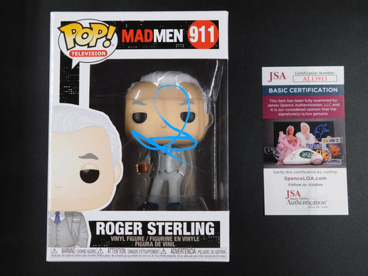 John Slattery Signed Autographed Funko Pop 911 Roger Sterling MadMen JSA COA